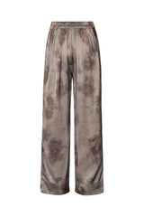 Alisa - Mixture wide leg pants I Asphalt combo    2 - Rabens Saloner