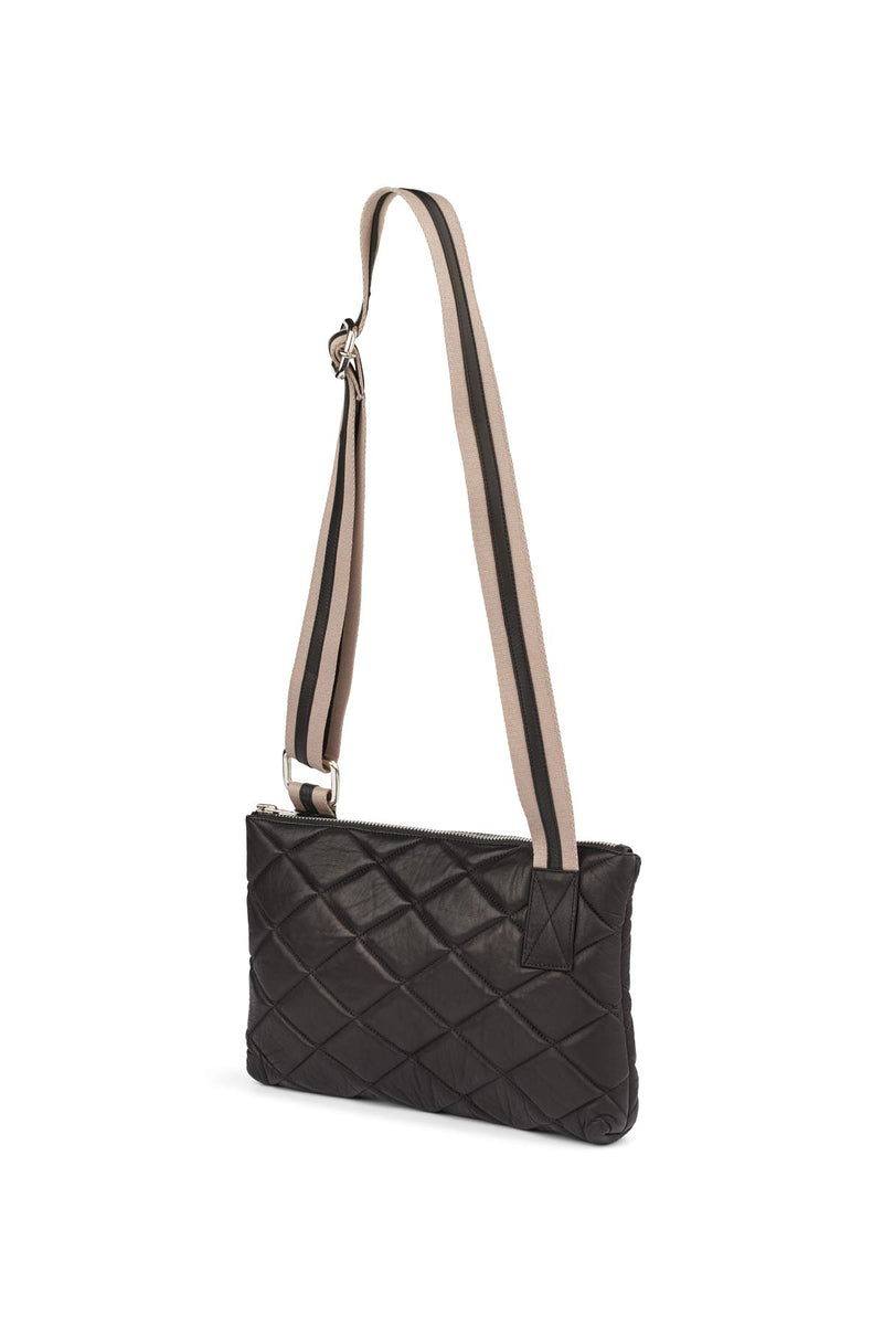 Siara - Quilted leather small bag  I Black    2 - Rabens Saloner