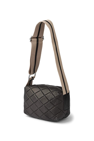 Sigi - Quilted leather bag  I Black