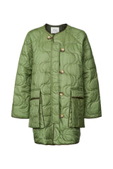 Rahlin - Pastel quilt coat I Stone green Stone green XS 3 - Rabens Saloner