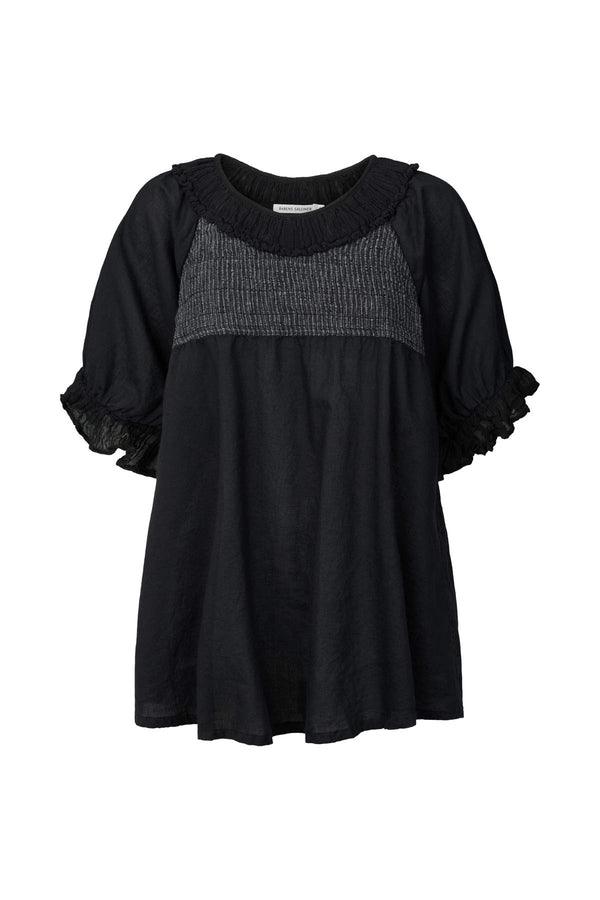 Dorita - Cotton angel top I Black Black XS 1 - Rabens Saloner