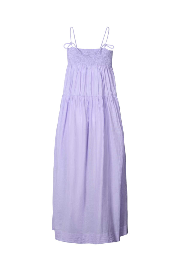 Dodo - Cotton smock tier dress I Violet 2 - Rabens Saloner