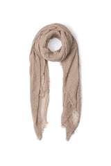 Dorde - Cotton gauze scarf I Caramel Caramel O/S 1 - Rabens Saloner