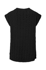 Benny - Trail knit vest I Black 4 - Rabens Saloner