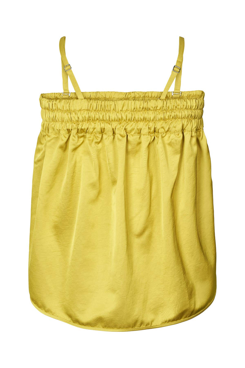 Paris - Techno drape bustier I Acid yellow 2 - Rabens Saloner