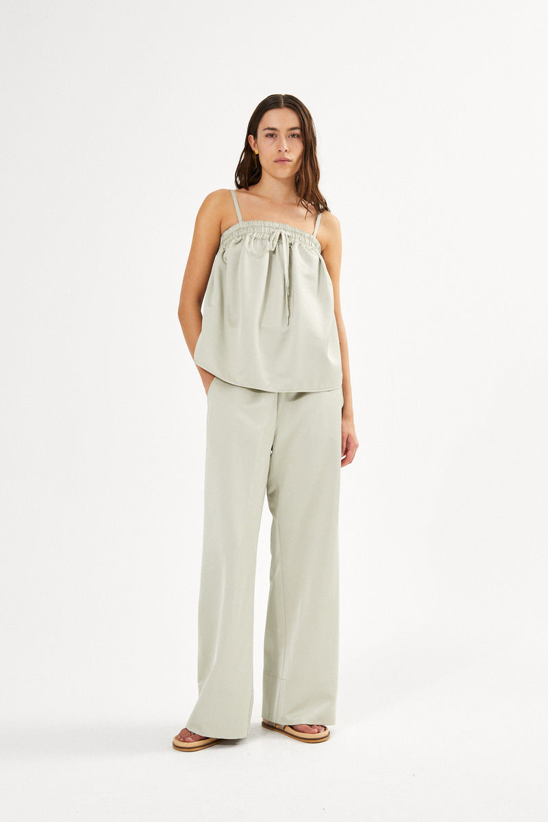 Pantsy - Techno drape pants I Oyster 1 - Rabens Saloner