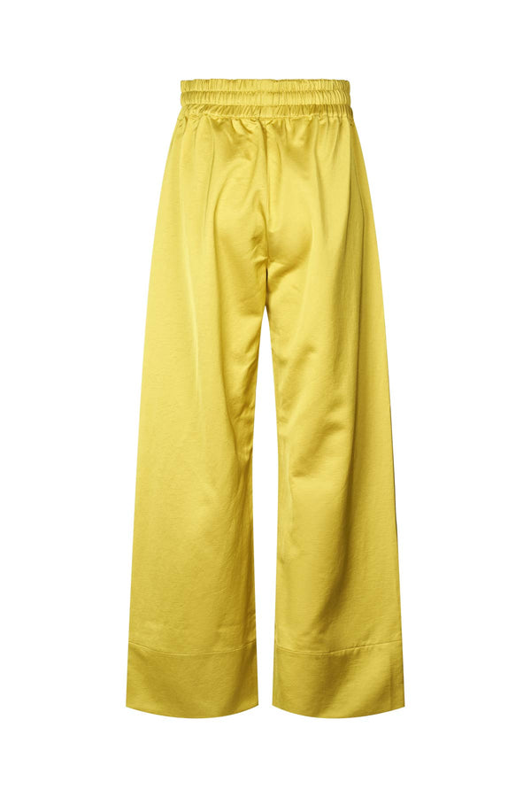 Pantsy - Techno drape pants I Acid yellow 2 - Rabens Saloner