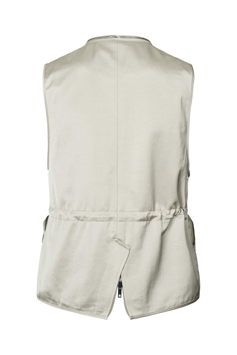 Palina - Techno drape vest I Oyster 4 - Rabens Saloner