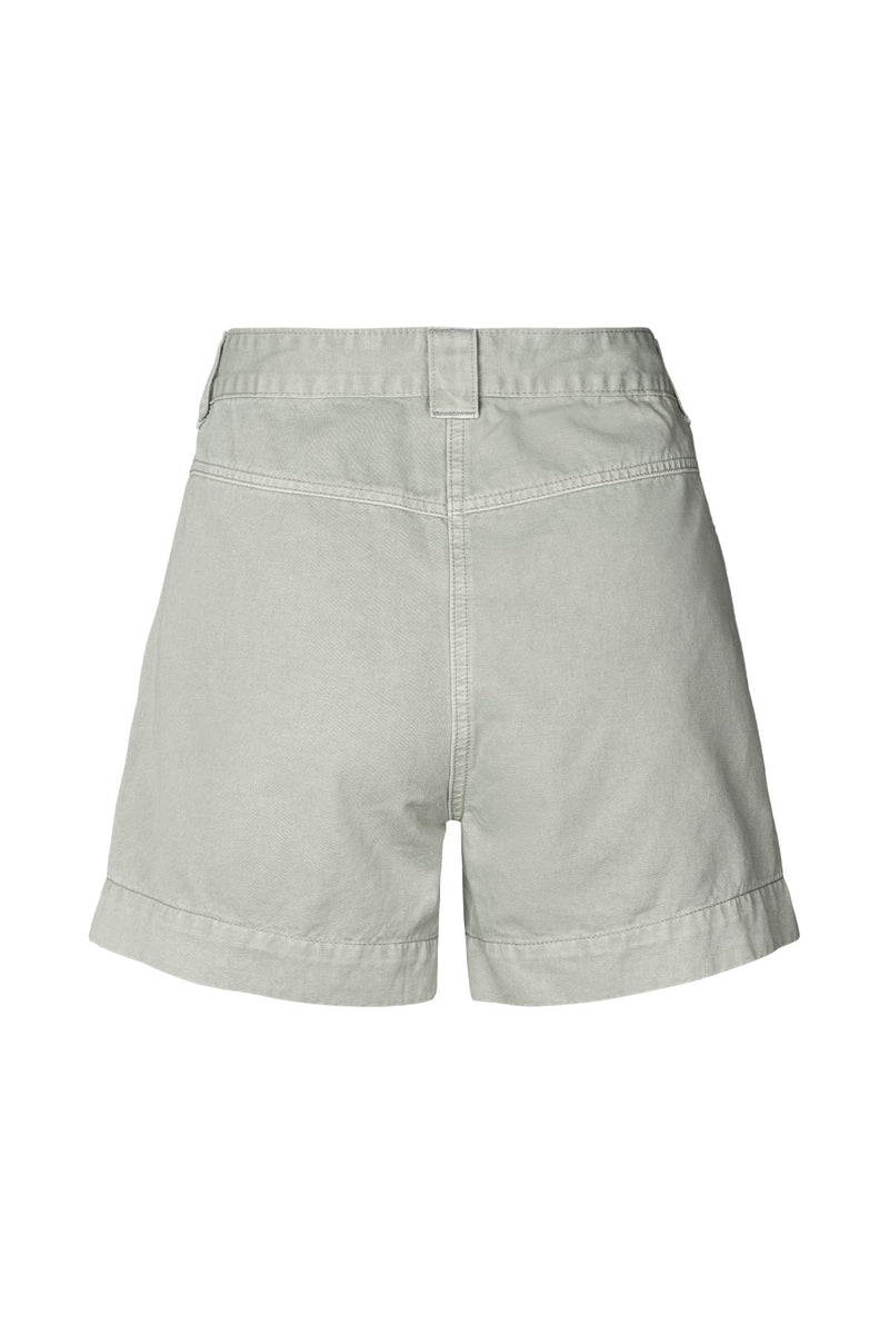 Nata - Canvas light shorts I Grey cloud 5 - Rabens Saloner