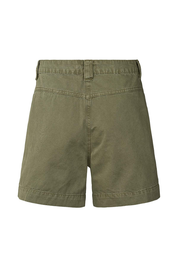 Nata - Canvas light shorts I Deep green 2 - Rabens Saloner