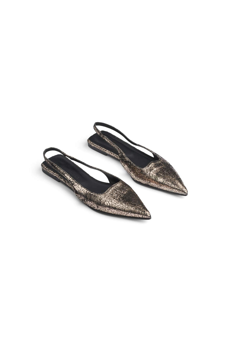 Acacie - Pointy slingback I Gun metal Gun metal 36 1 - Rabens Saloner