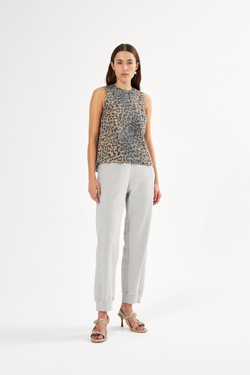 Nono - Sweat lounge pant I Grey melange 1 - Rabens Saloner