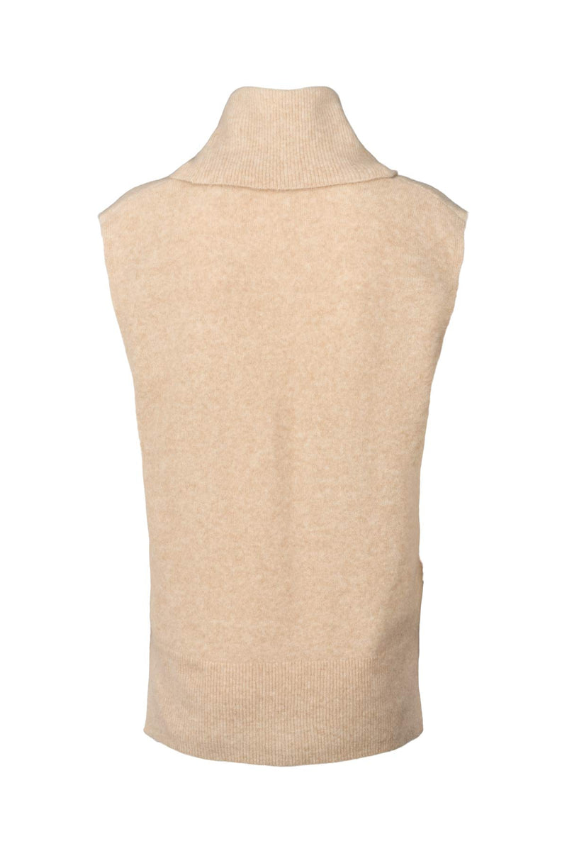 Biak - Soft knit vest I Buttercream 2 - Rabens Saloner