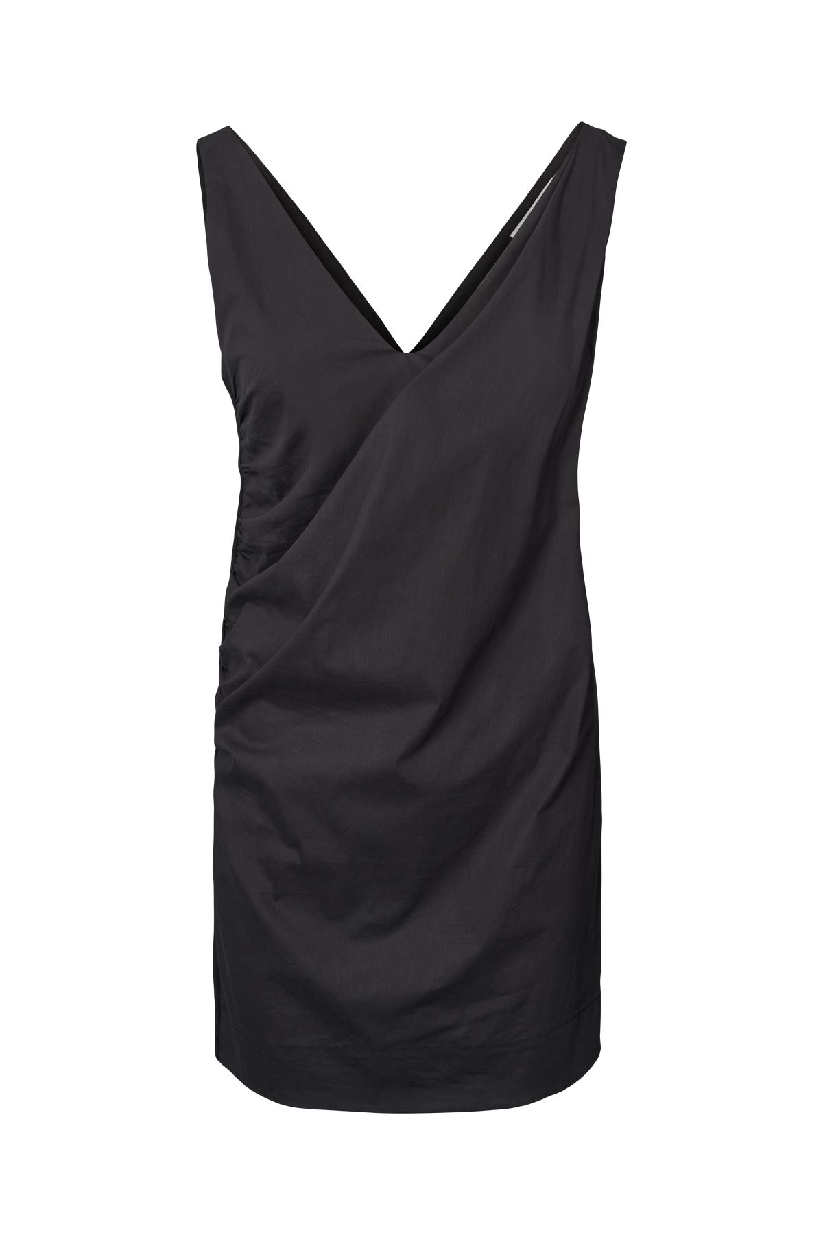 Behani - Papery V-neck dress I Black Black XS 1 - Rabens Saloner