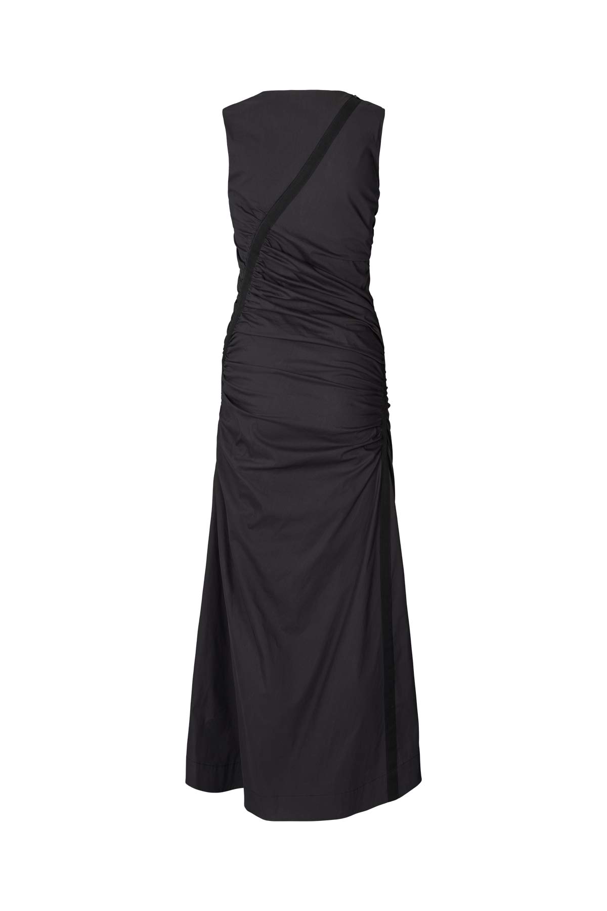 Bibber - Papery fitted long dress I Black 4 - Rabens Saloner