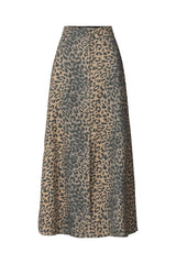 Natja - Leopard print button skirt I Leopard Leopard XS 3 - Rabens Saloner