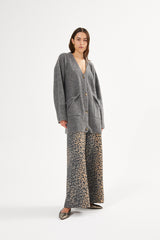 Inja - Leopard print wide leg pants I Leopard 1 - Rabens Saloner