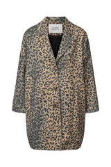 Jacqline - Leopard print oversize jacket I Leopard Leopard XS/S 3 - Rabens Saloner