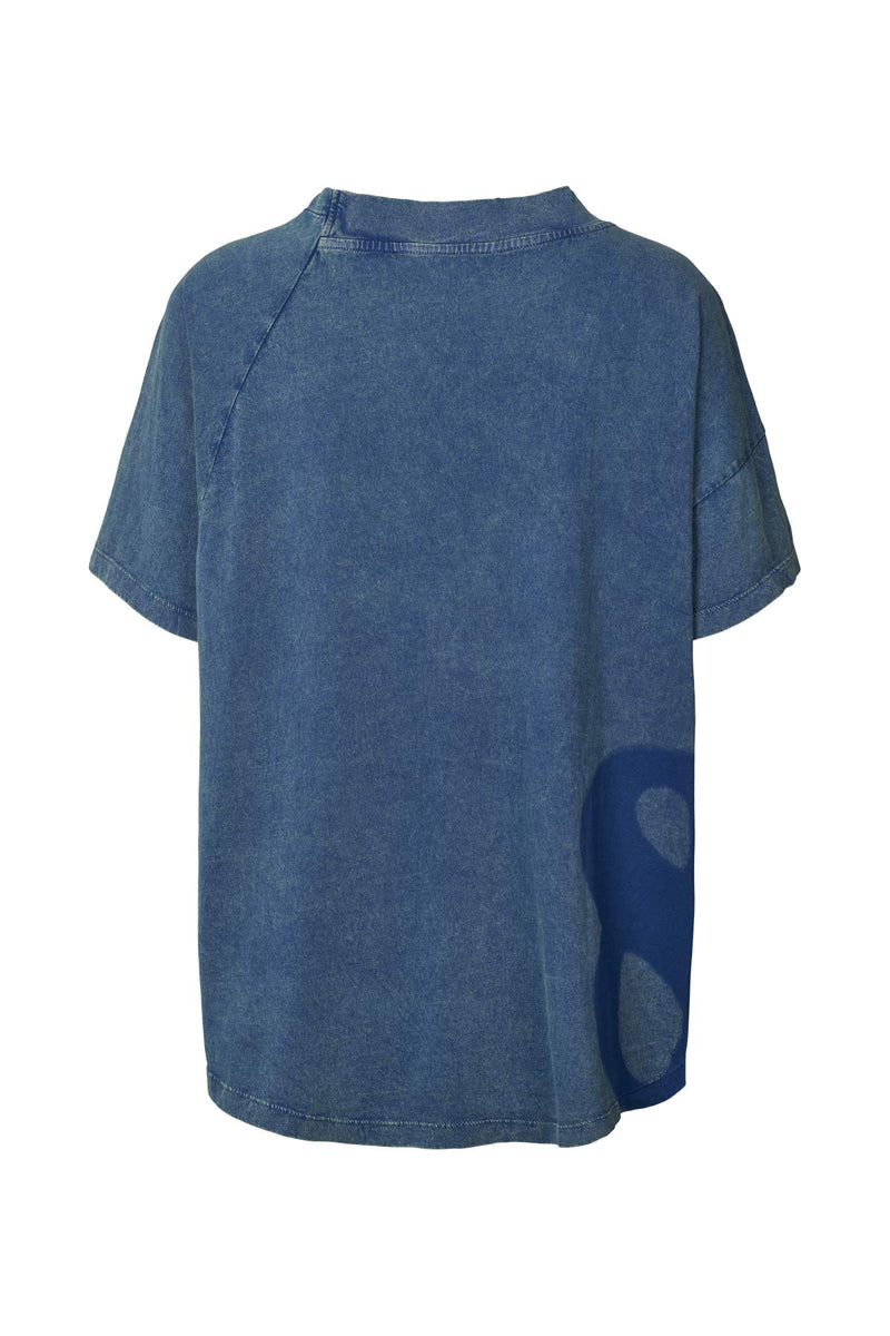 Ary - Infinity boxy t-shirt I Blue 7 - Rabens Saloner