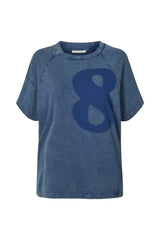 Ary - Infinity boxy t-shirt I Blue Blue XS/S 6 - Rabens Saloner