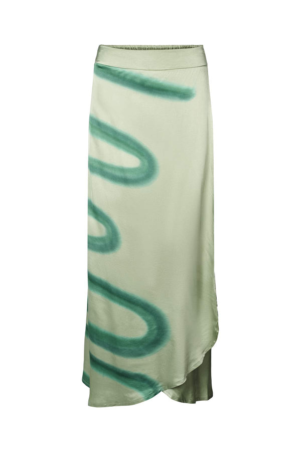 Junni - Fluid wrap over skirt I Aloe vera combo Aloe vera combo XS 2 - Rabens Saloner