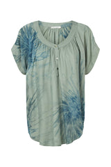 Jolin - Cartwheel blouse I Ocean combo Ocean combo XS 1 - Rabens Saloner