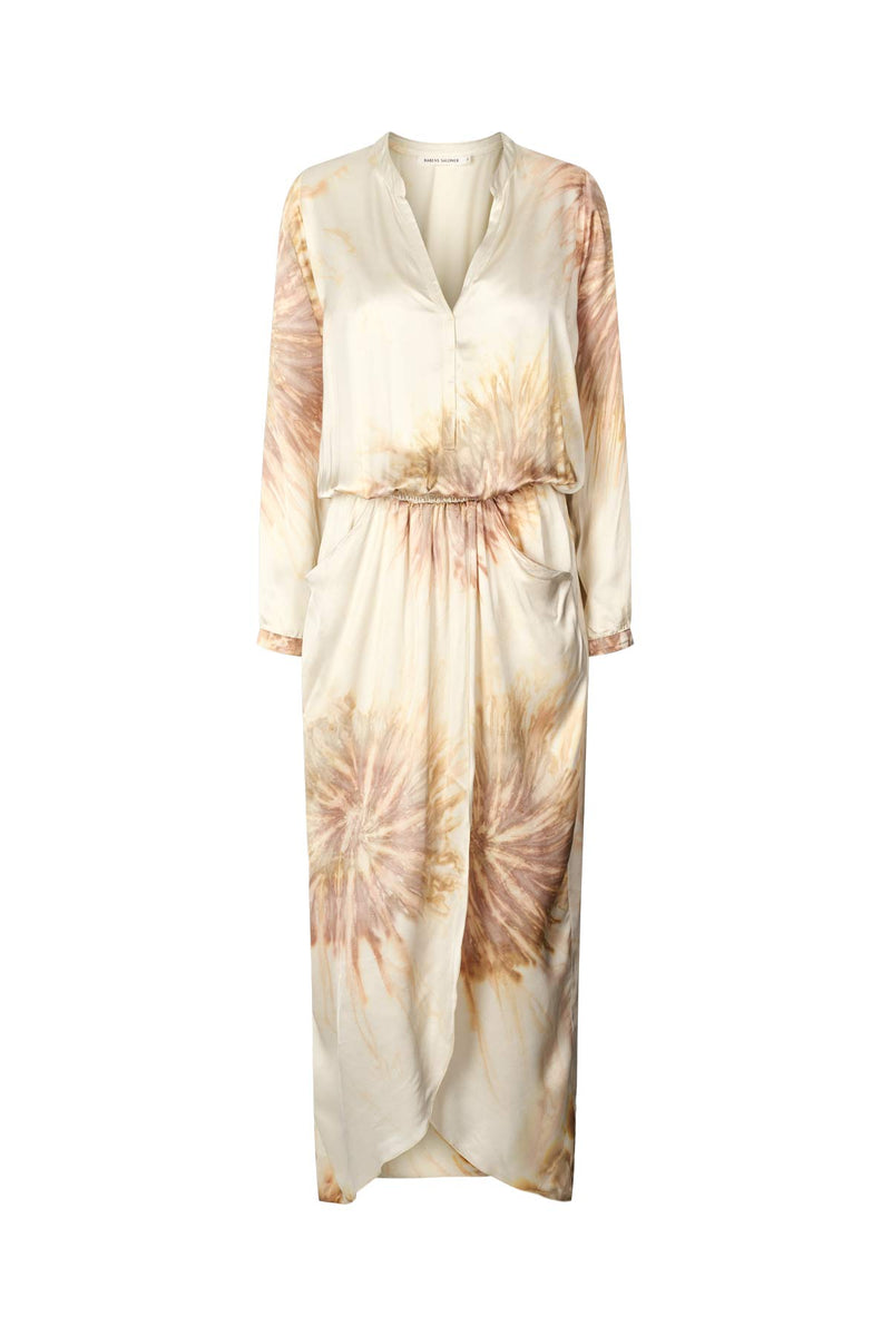 Vera - Cartwheel wrap over dress I Seashell combo Seashell combo XS 3 - Rabens Saloner