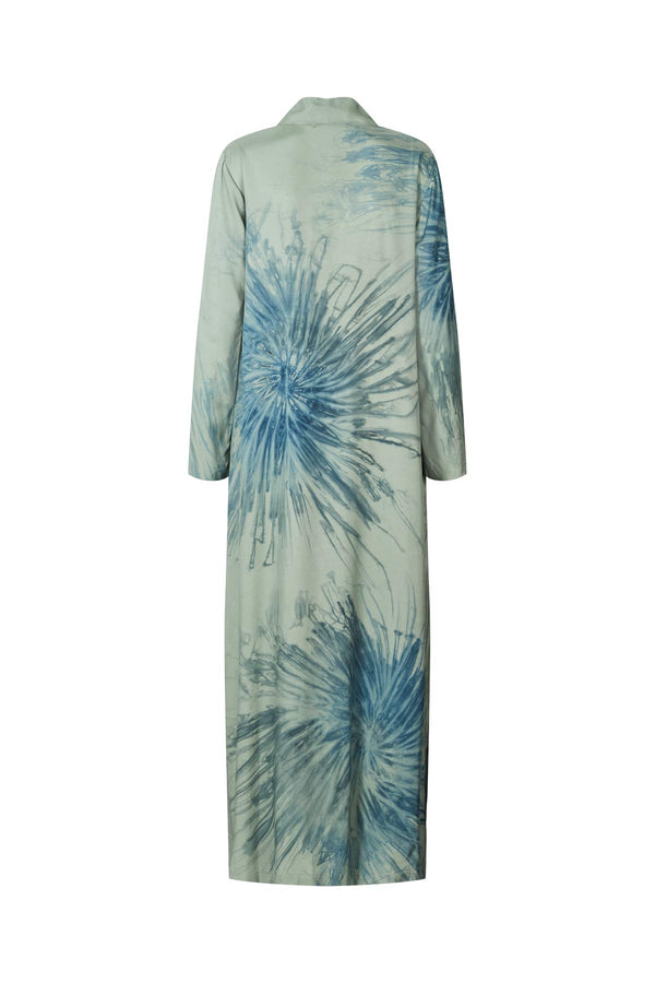Maize - Cartwheel kaftan I Ocean combo