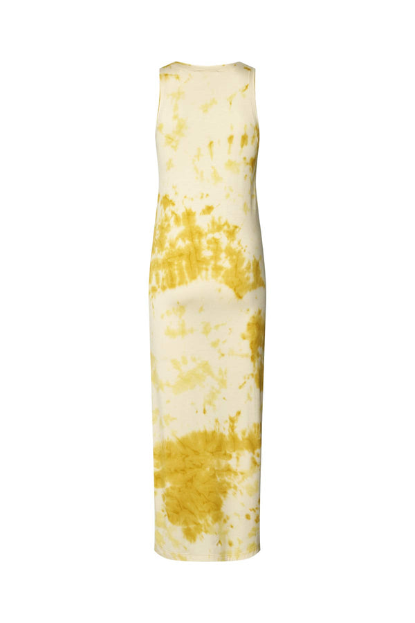 Niara - Fusion long tank dress I Lemon combo 2 - Rabens Saloner