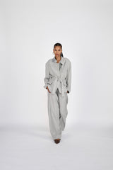 Everdeen - Drapy tailoring relaxed pants I Grey melange 5 - Rabens Saloner