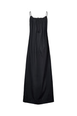 Hope - Cotton halter dress I Black 2 - Rabens Saloner