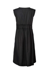 Hyben - Cotton short dress I Black 2 - Rabens Saloner