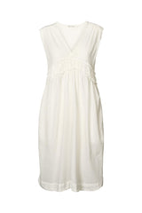 Hyben - Cotton short dress I White White XS 1 - Rabens Saloner