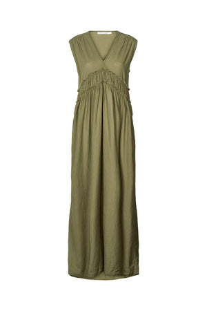 Harmonie - Cotton long dress I Raw lumber Raw lumber XS 1 - Rabens Saloner