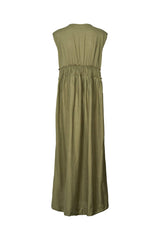Harmonie - Cotton long dress I Raw lumber 2 - Rabens Saloner