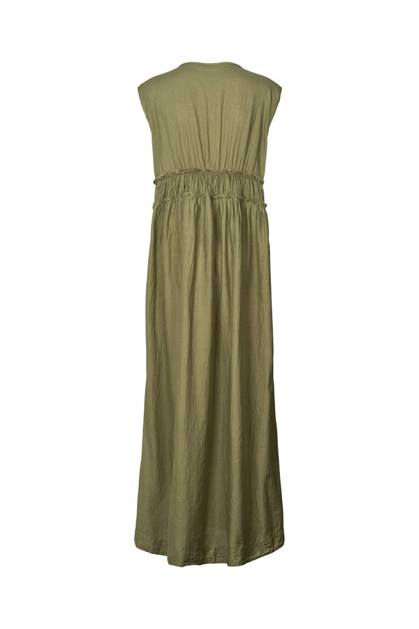 Harmonie - Cotton long dress I Raw lumber 2 - Rabens Saloner