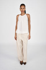 Hoda - Cotton halter top I Black 5 - Rabens Saloner
