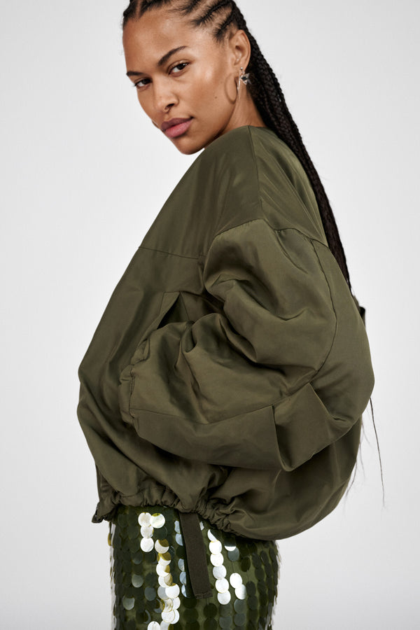 Glod - Arched jacket I Army Green 1 - Rabens Saloner