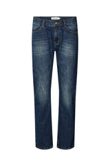 Fine - Denim cropped pants I Dark washed indigo Dark washed indigo 25 6 - Rabens Saloner