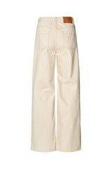 Fellini - Denim ecru straight pants I Ecru 6 - Rabens Saloner