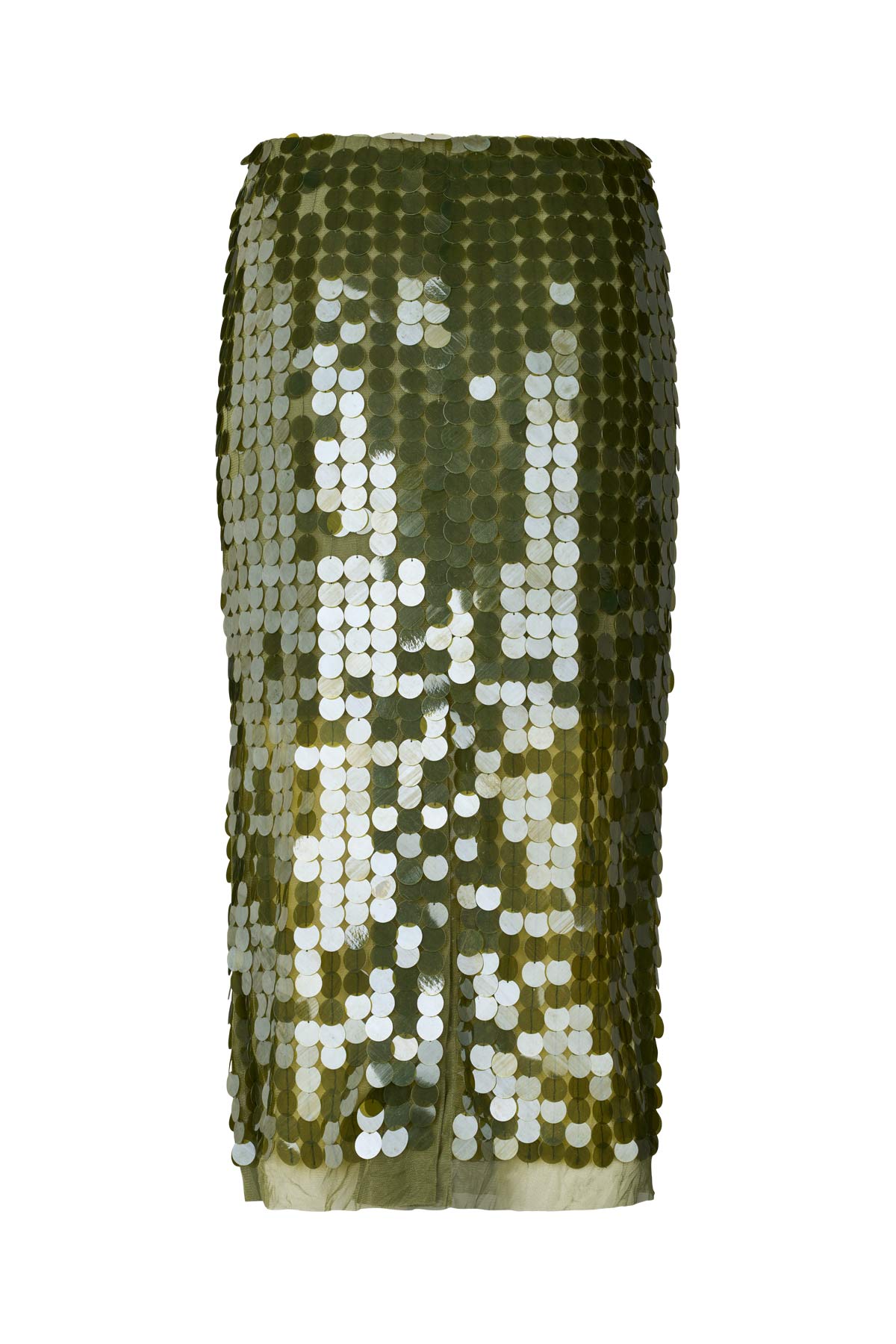 Lior - Clover sequins pencil skirt I Army Green 7 - Rabens Saloner