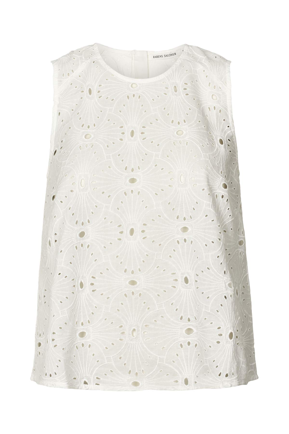 Piper - Supersize anglaise tank top I White swan White swan XS 1 - Rabens Saloner