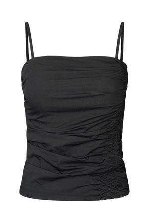 Gunna - Papery bodice top I Black Black XS 1 - Rabens Saloner