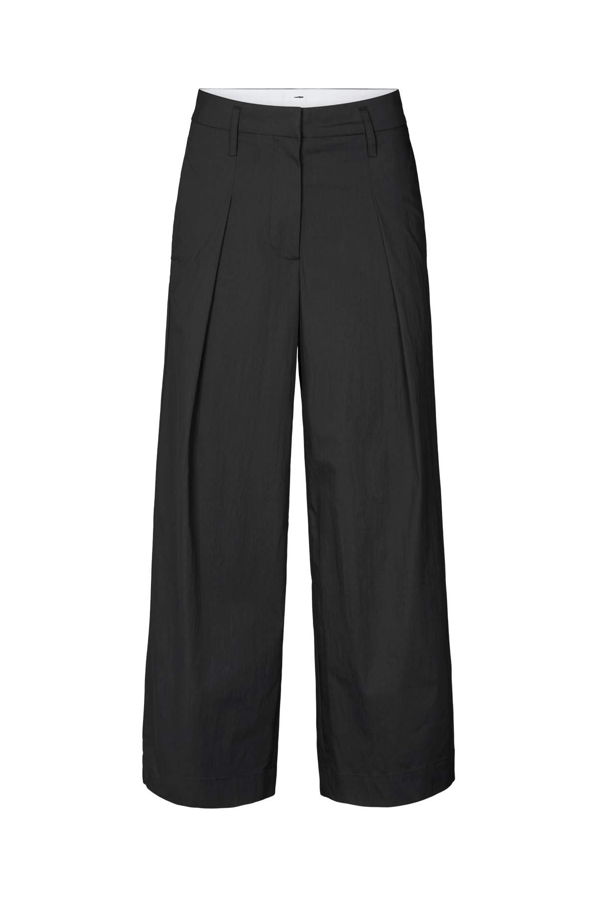 Enel - Papery parallel pants I Black Black XS 2 - Rabens Saloner