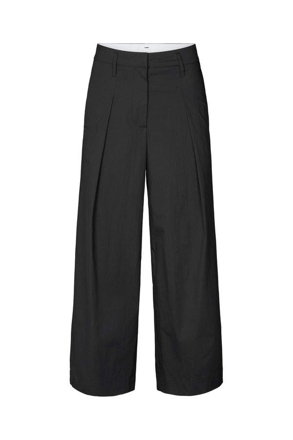 Enel - Papery parallel pants I Black Black XS 2 - Rabens Saloner