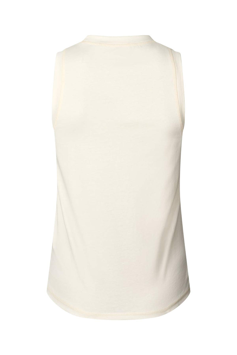 Johnny - Pima jersey tank top I Chalk 5 - Rabens Saloner