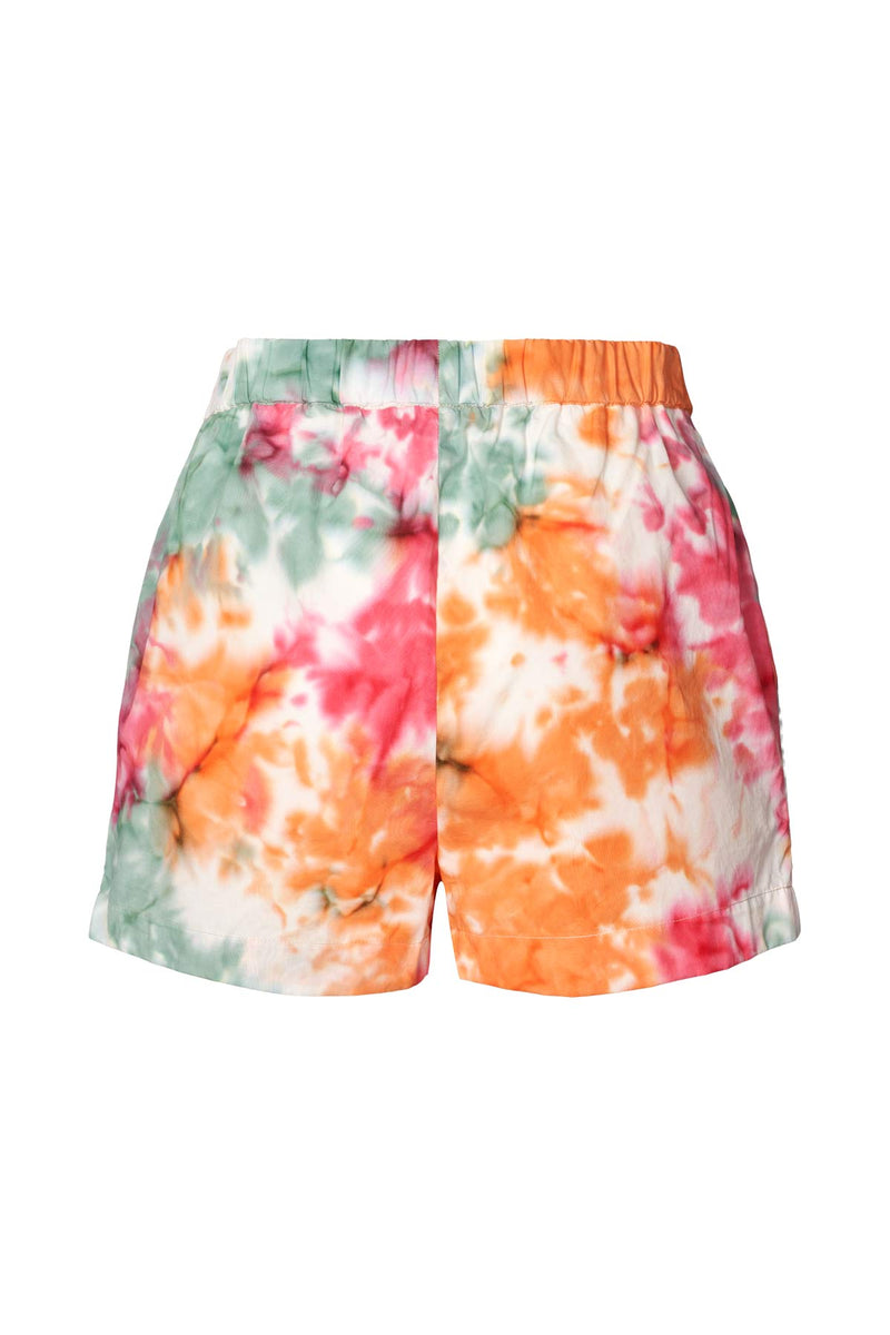 Lania - Abstract cotton shorts I Rainbow combo 3 - Rabens Saloner