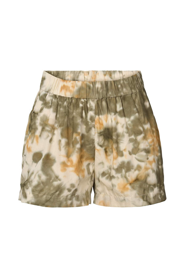 Lania - Abstract cotton shorts I Forest combo Forest combo XS 1 - Rabens Saloner