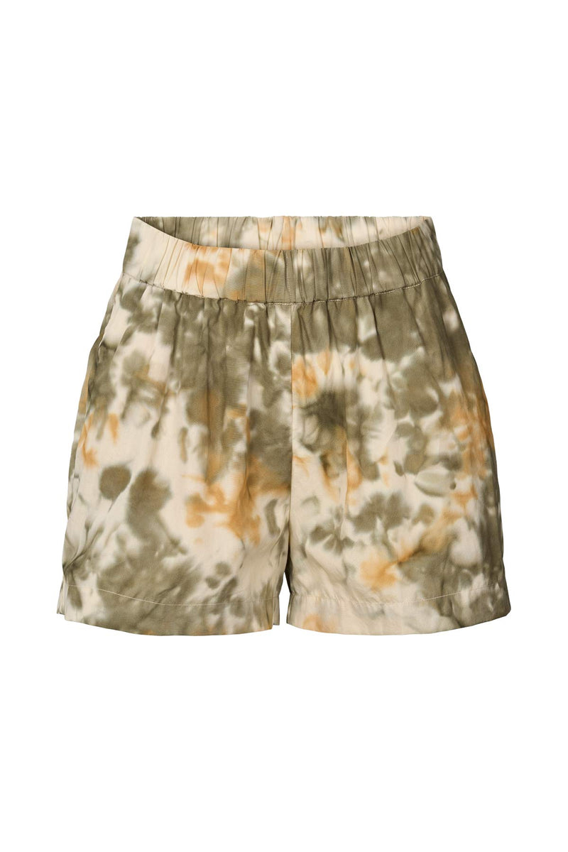Lania - Abstract cotton shorts I Forest combo Forest combo XS 1 - Rabens Saloner
