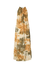 Hope - Abstract halter dress I Forest combo 6 - Rabens Saloner
